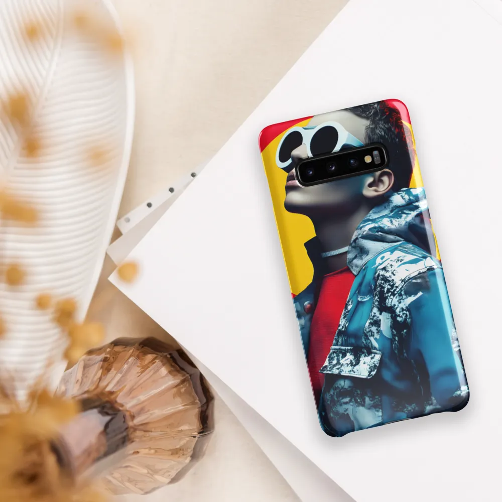 Bold Expressions: A Modern Fashion Portrait | Phone Case |  S10 Plus | Snap Case | Glossy