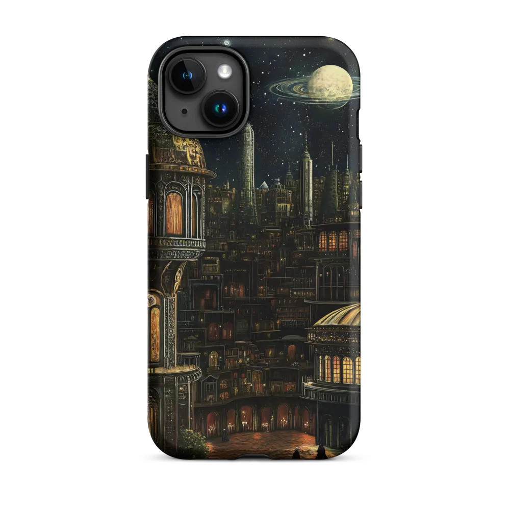 Celestial Enigma: A Surreal Cityscape