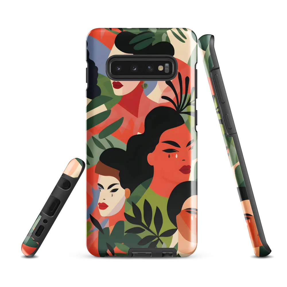 Harmony of Nature and Femininity | Phone Case |  S10 Plus | Tough Case | Glossy