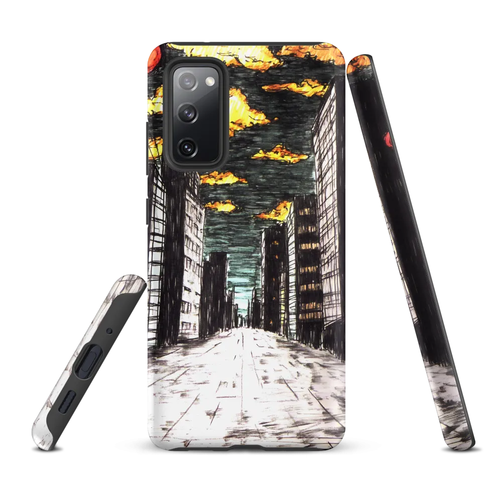 Eclipsed Cityscape | Phone Case |  S20 FE | Tough Case | Matte
