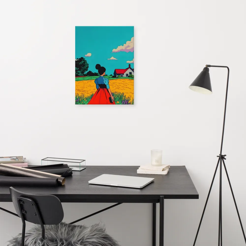 Whispers of a Sunlit Meadow | Canvas | 18″×24″