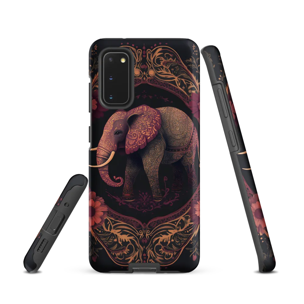 Regal Reverie: The Ornate Elephant | Phone Case |  S20 | Tough Case | Matte