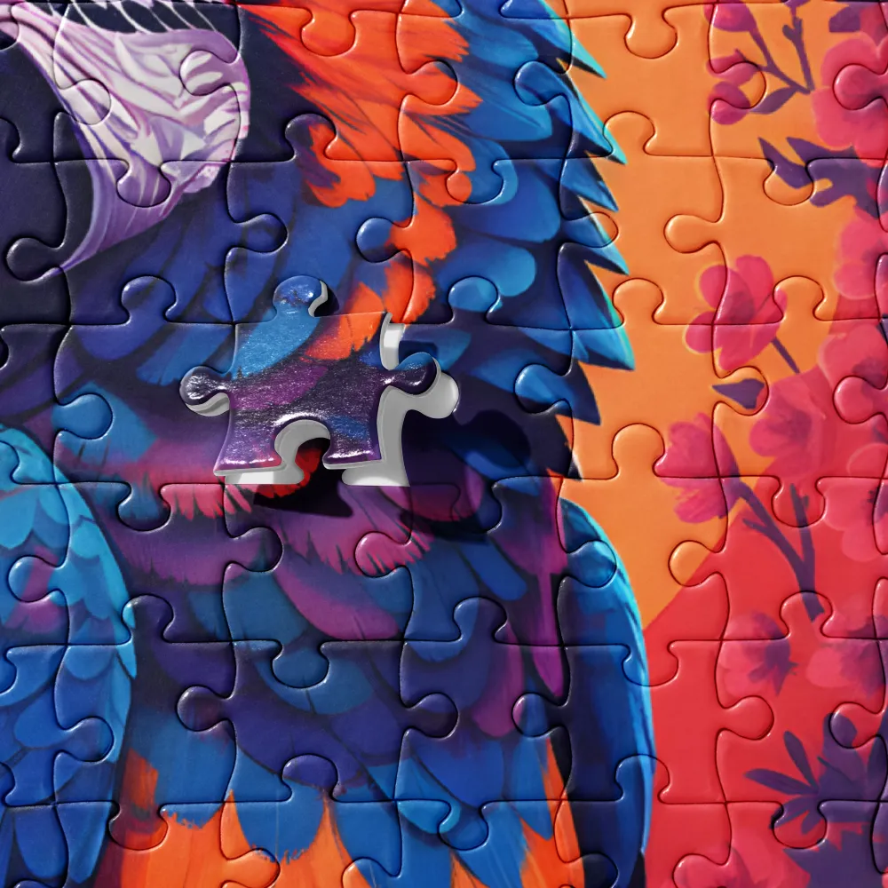 Sunset Macaw 
 Jigsaw Puzzle
