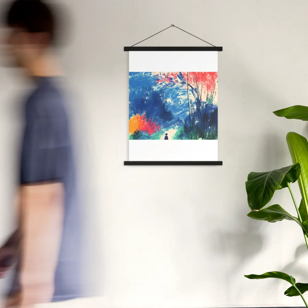 Whispers of Tranquility | Poster With Black Wood Hanger | 18″×24″
