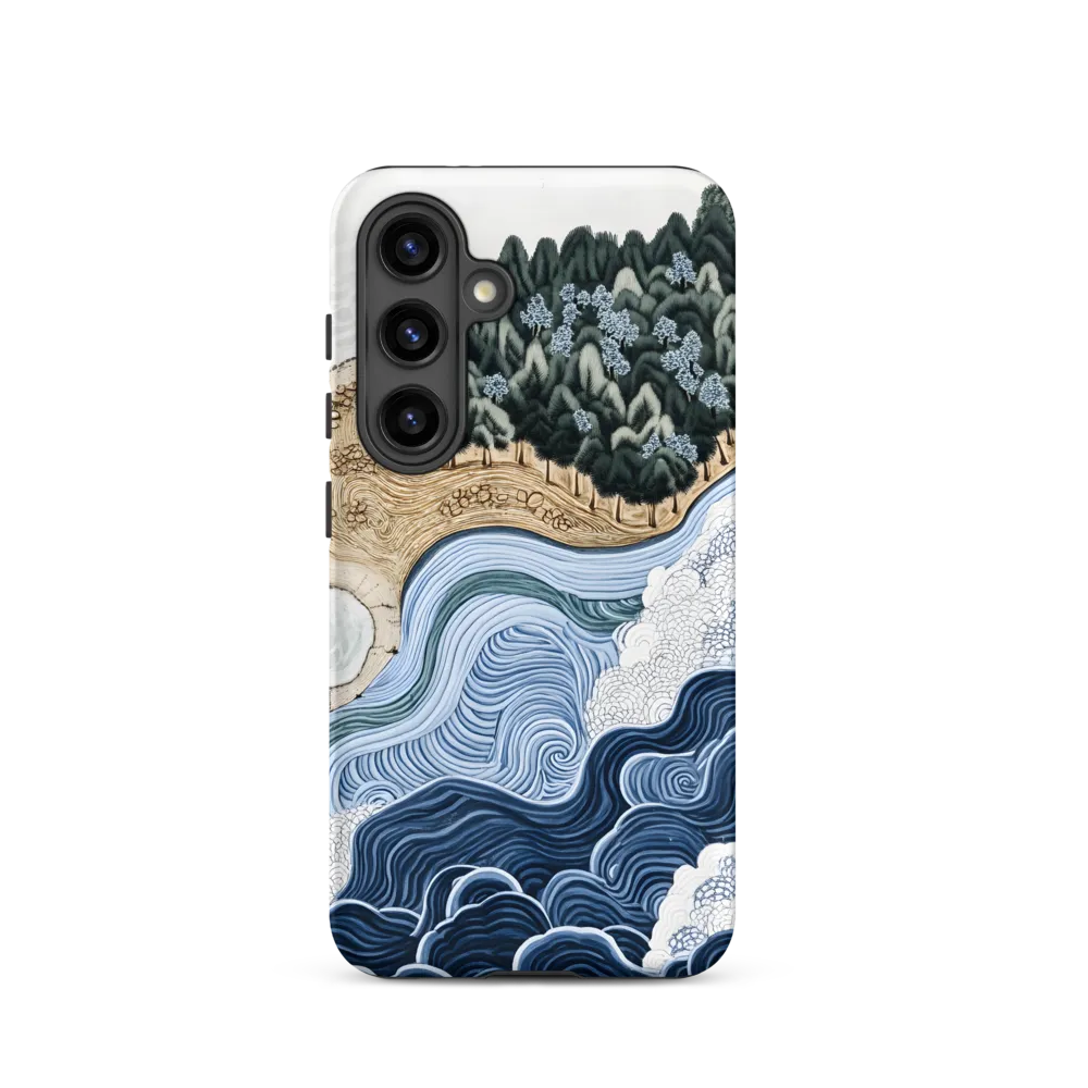 Oceanic Harmony: A Tranquil Landscape | Phone Case |  S24 | Tough Case | Matte