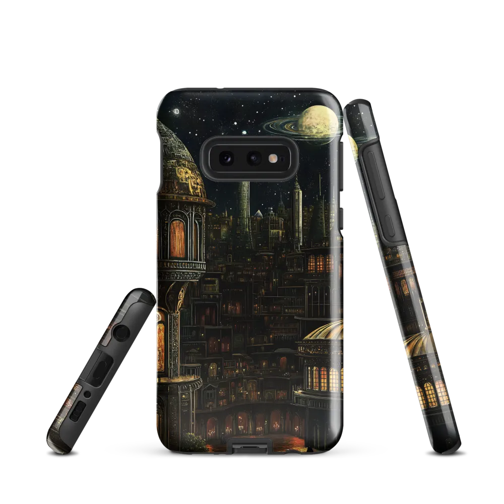 Celestial Enigma: A Surreal Cityscape