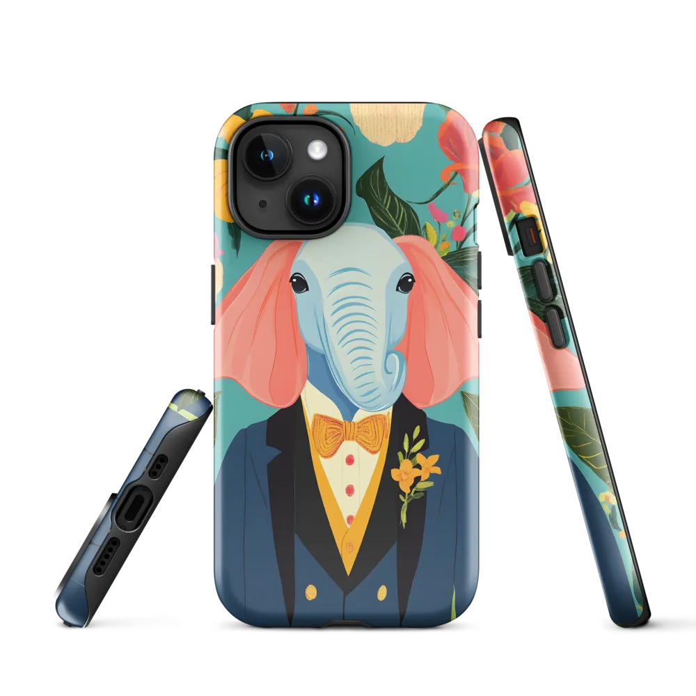 Elegance in Bloom | Phone Case |  15 | Tough Case | Glossy