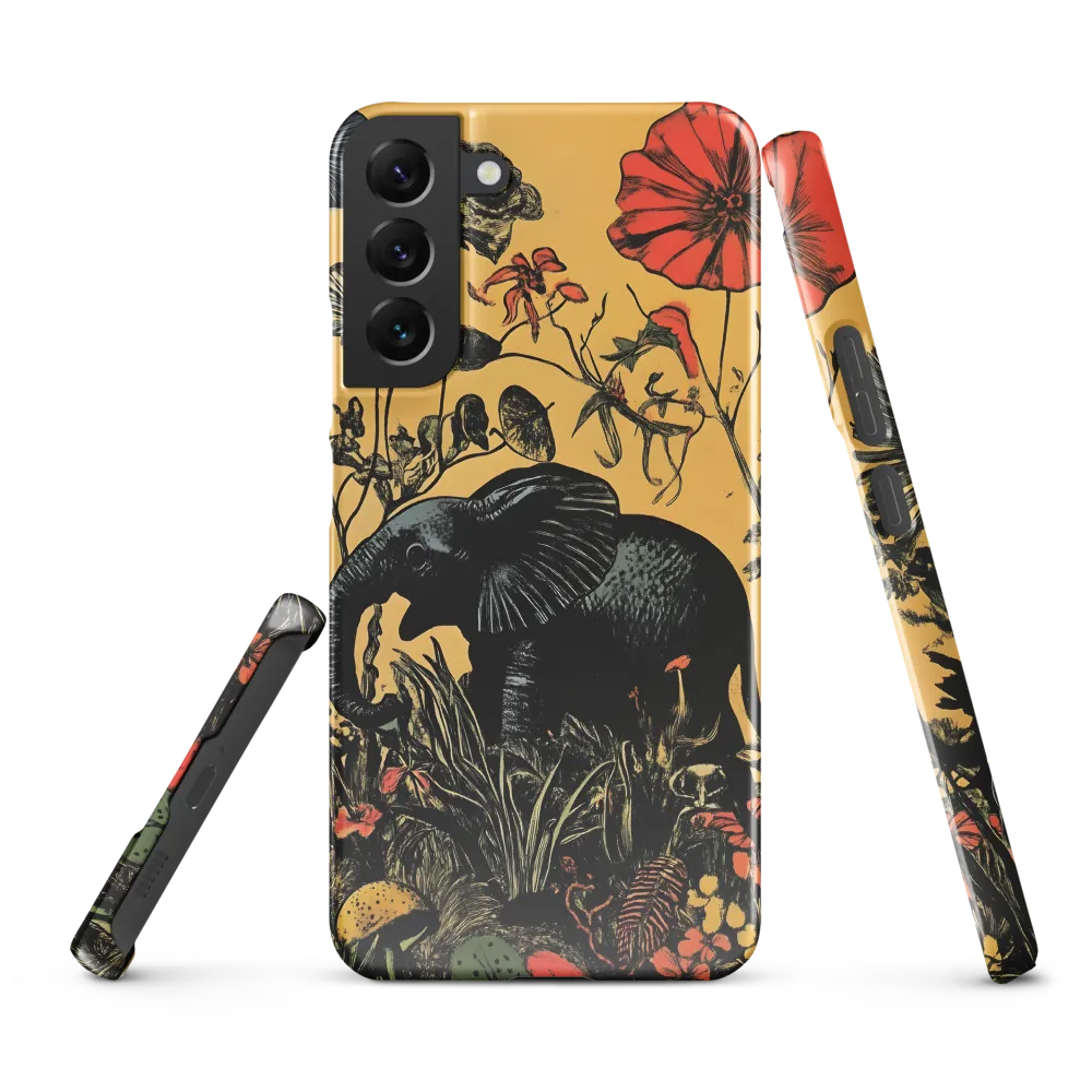Floral Majesty: The Elephant's Sanctuary