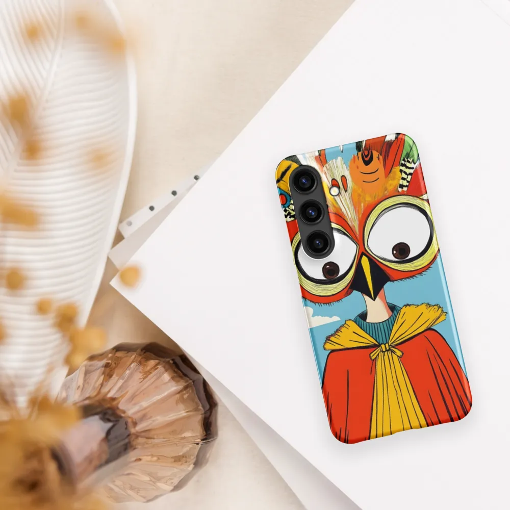 A Whimsical Encounter: The Owl-Human Fusion