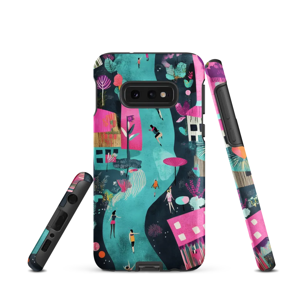 Whimsical Journey Through a Vibrant Landscape | Phone Case |  S10e | Tough Case | Matte