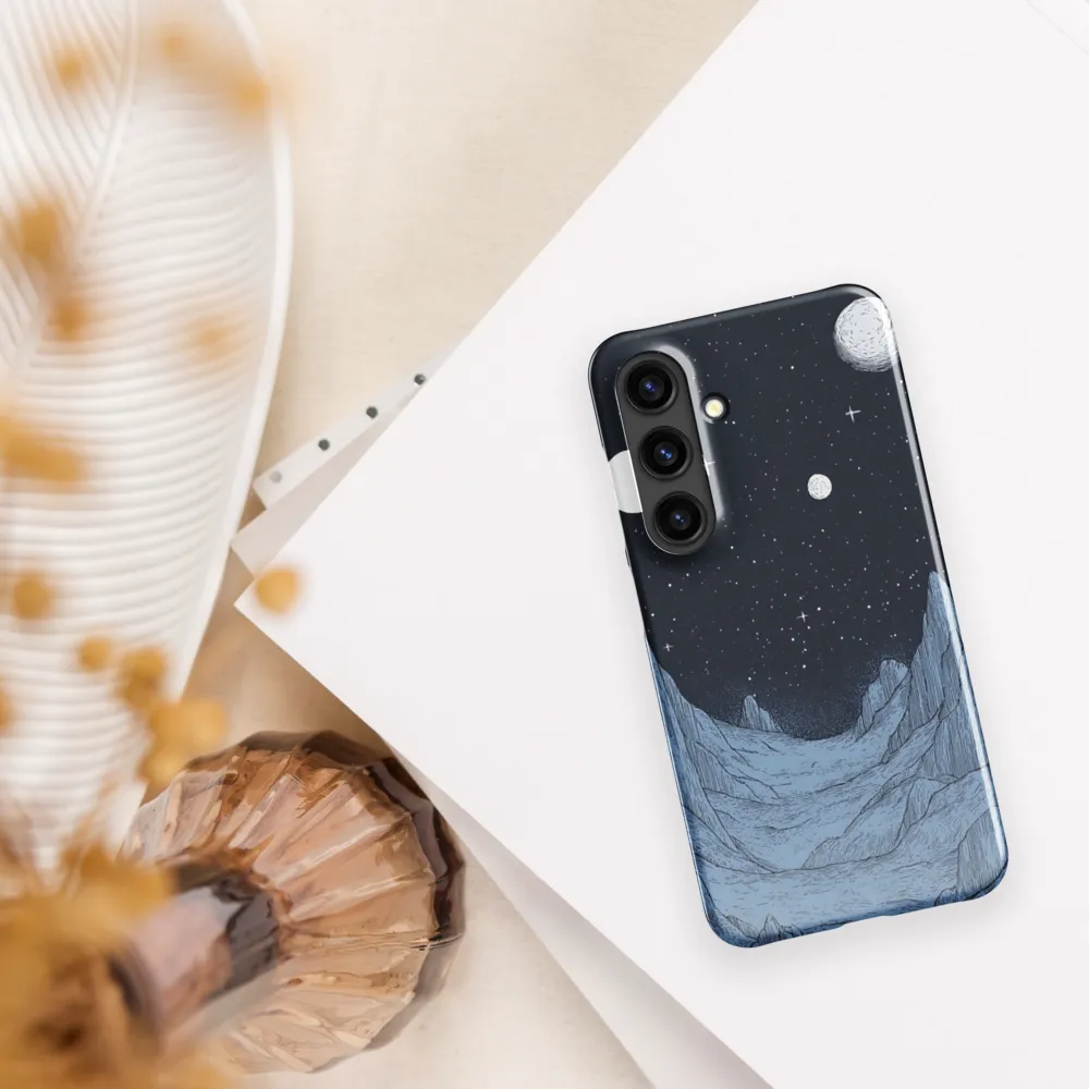 Whispers of the Cosmos | Phone Case |  S24 | Snap Case | Glossy