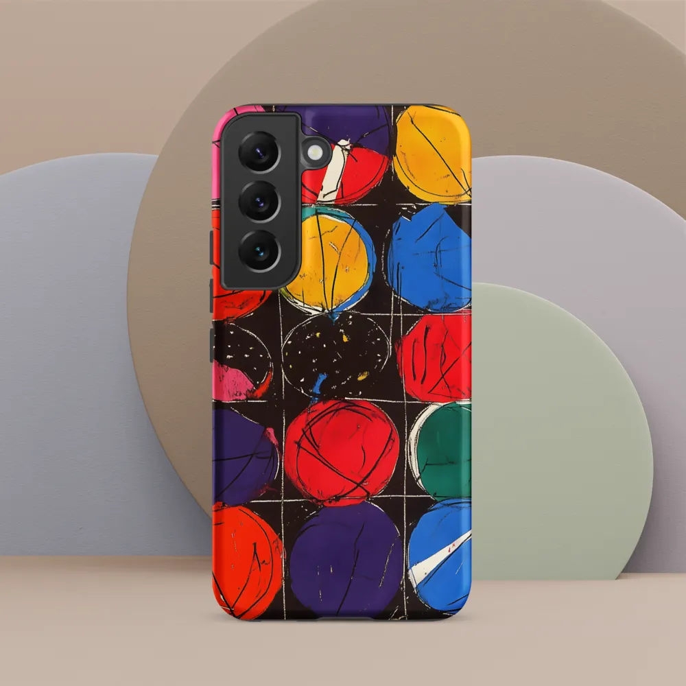 Colorful Circles in Abstract Harmony