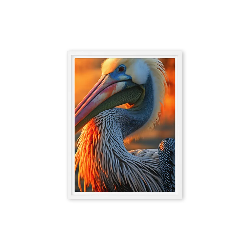 Elegance of the Pelican at Sunset