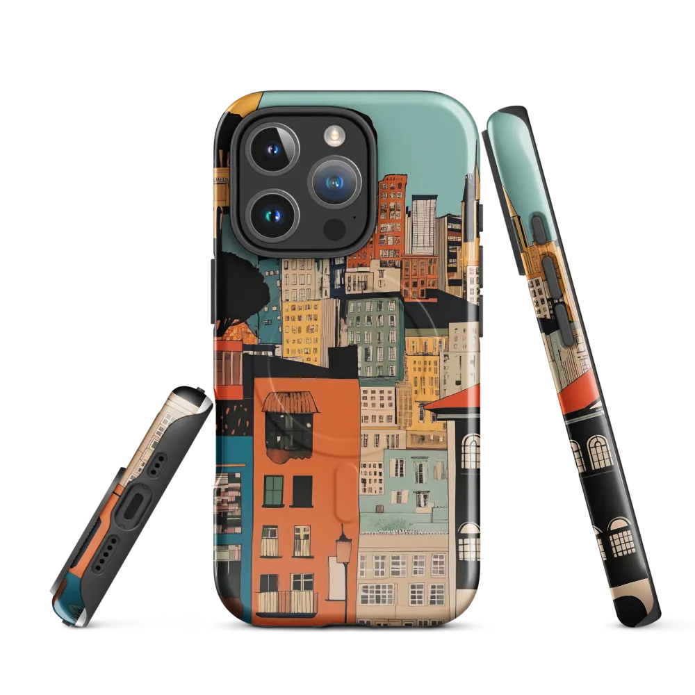 Urban Fusion: A Colorful Cityscape