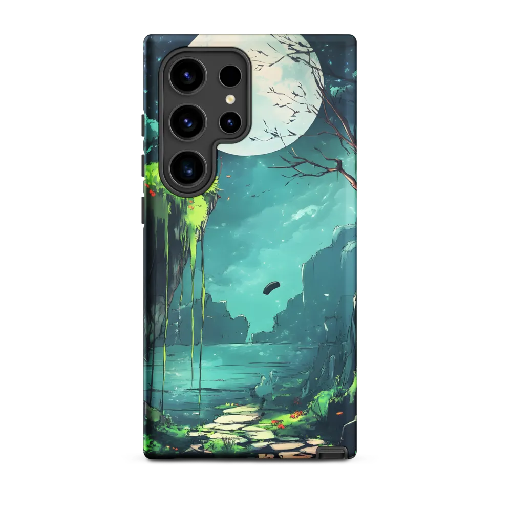 Moonlit Serenity: A Fantastical Landscape