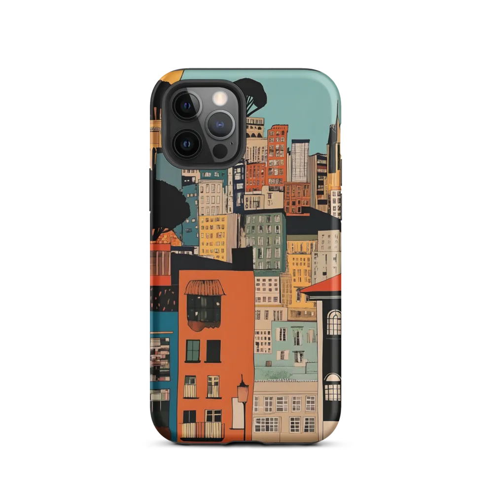 Urban Fusion: A Colorful Cityscape