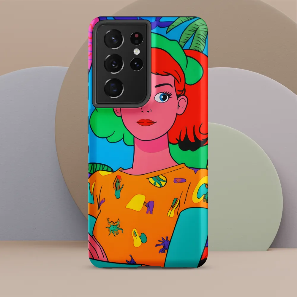 Tropical Vibes: A Playful Portrait