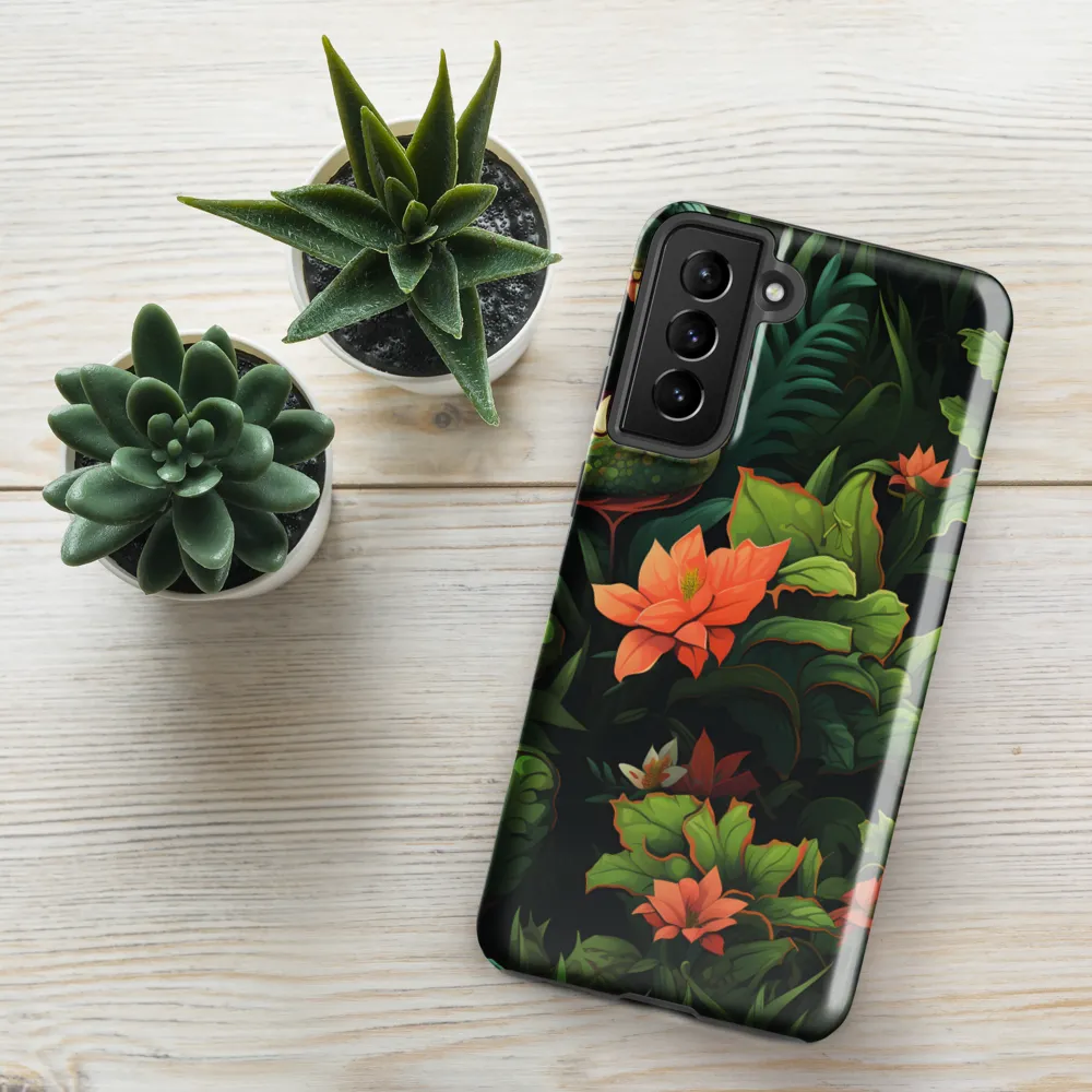 Into the Lush Unknown | Phone Case |  S21 Plus | Tough Case | Glossy
