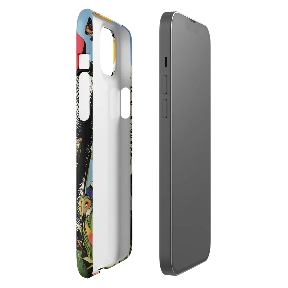 Harmony of Nature: The Elephant's Embrace | Phone Case |  14 Plus | Snap Case | Matte