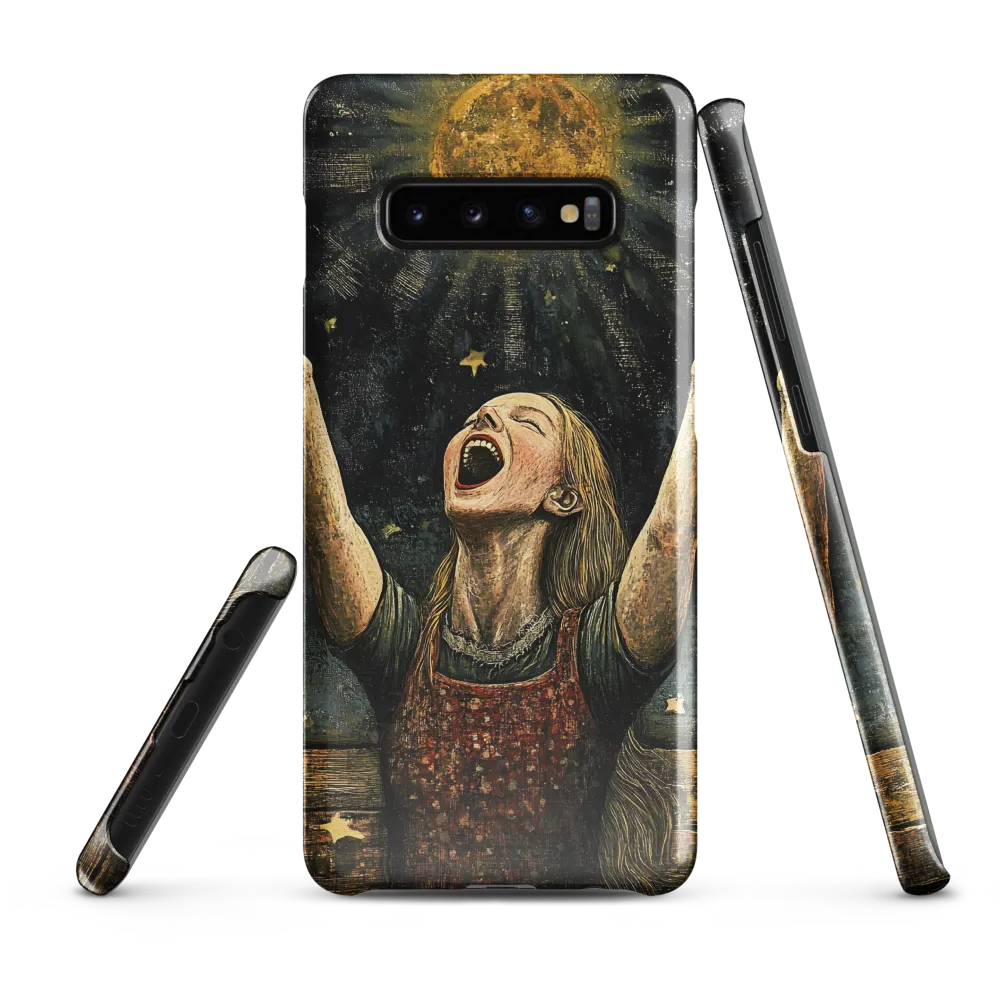 Reaching for the Moon | Phone Case |  S10 Plus | Snap Case | Glossy