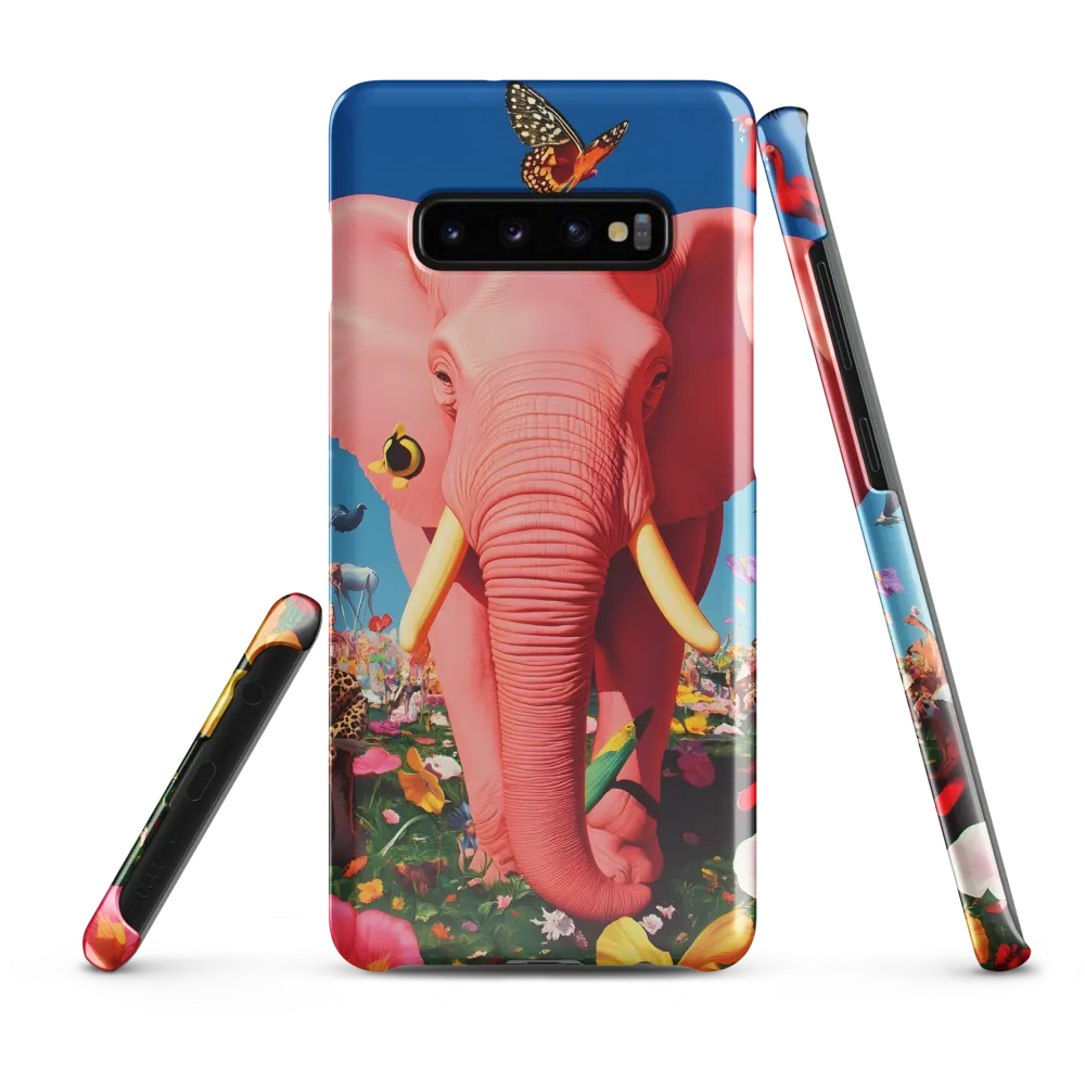 Surreal Garden: The Pink Elephant | Phone Case |  S10 Plus | Snap Case | Glossy