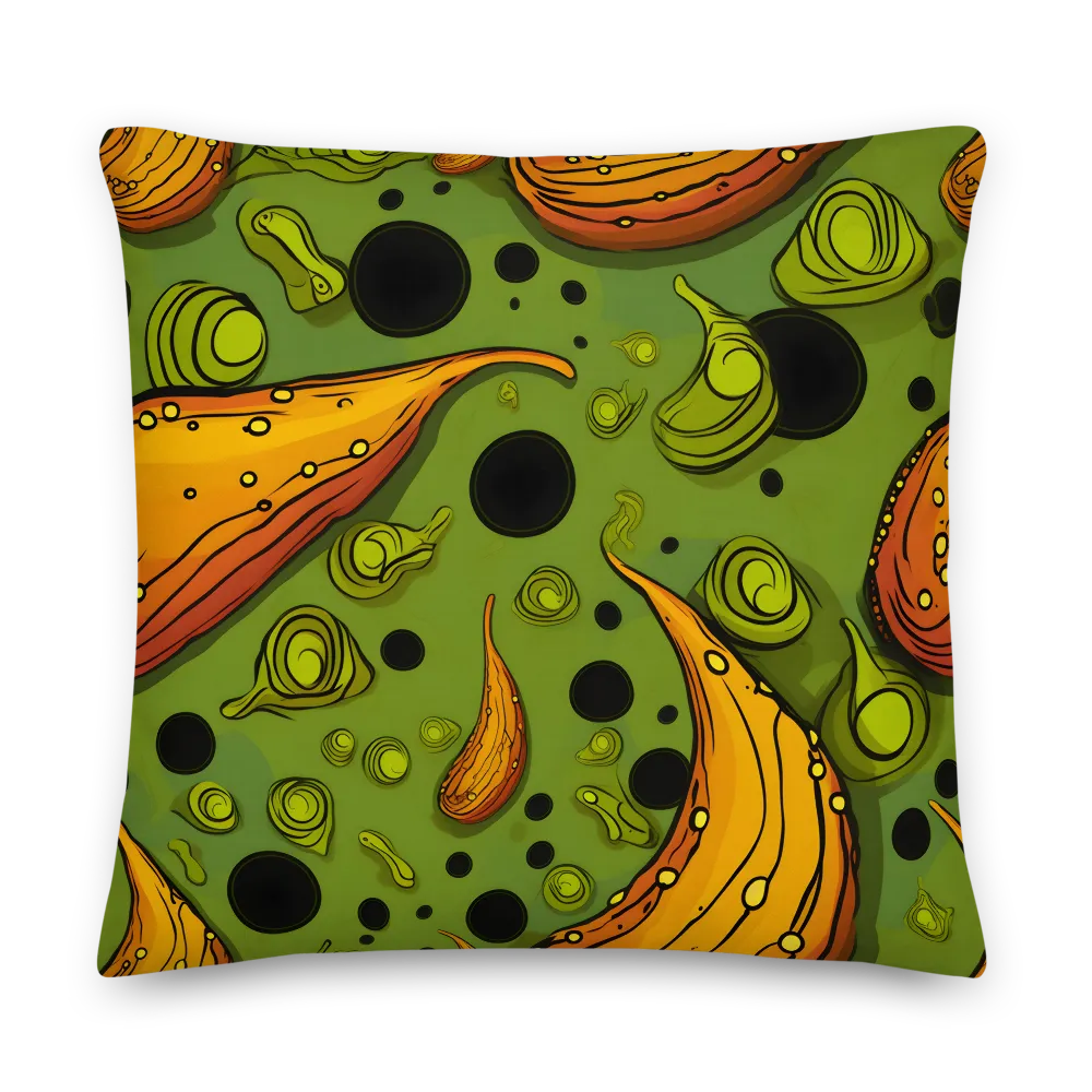 Whimsical Organic Patterns | Pillow | 22″×22″