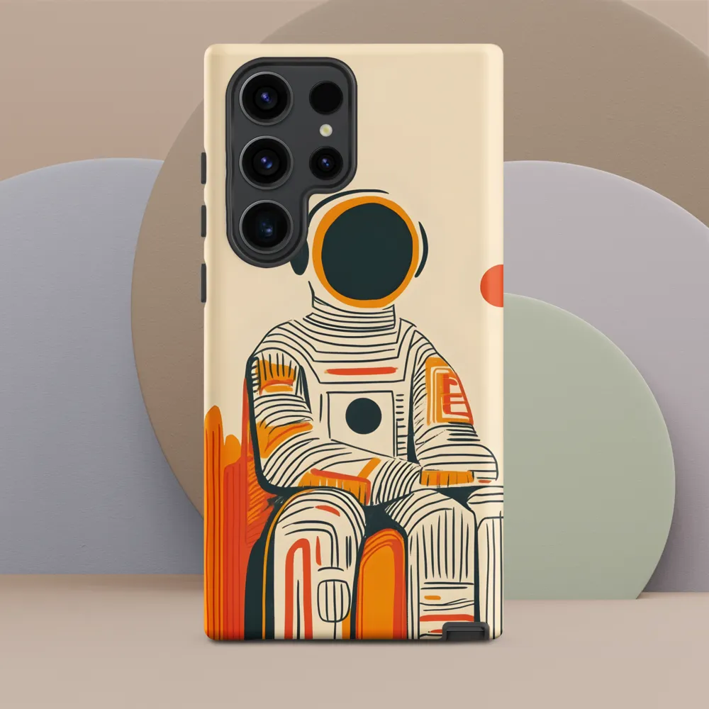 Contemplation of the Stars | Phone Case |  S23 Ultra | Tough Case | Matte