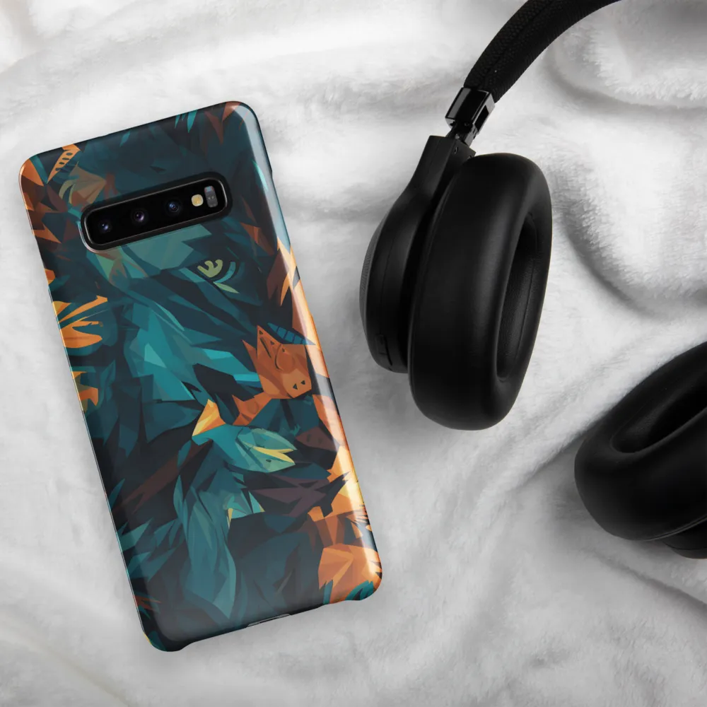 Wild Fusion: The Abstract Wolf | Phone Case |  S10 Plus | Snap Case | Glossy