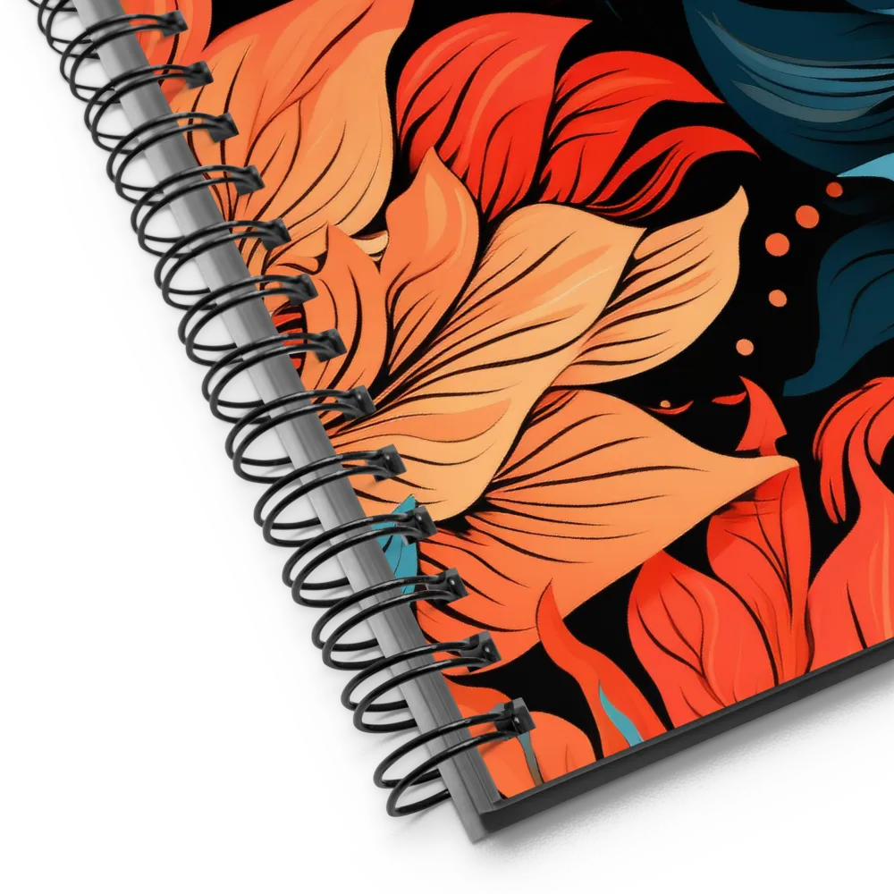 Floral Symphony in Color | Spiral Notebook