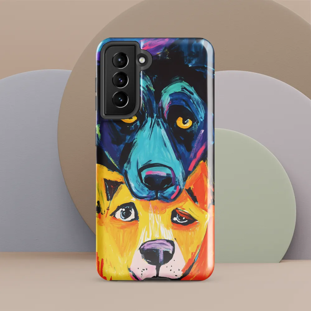 Vibrant Companions: An Expression of Canine Spirit