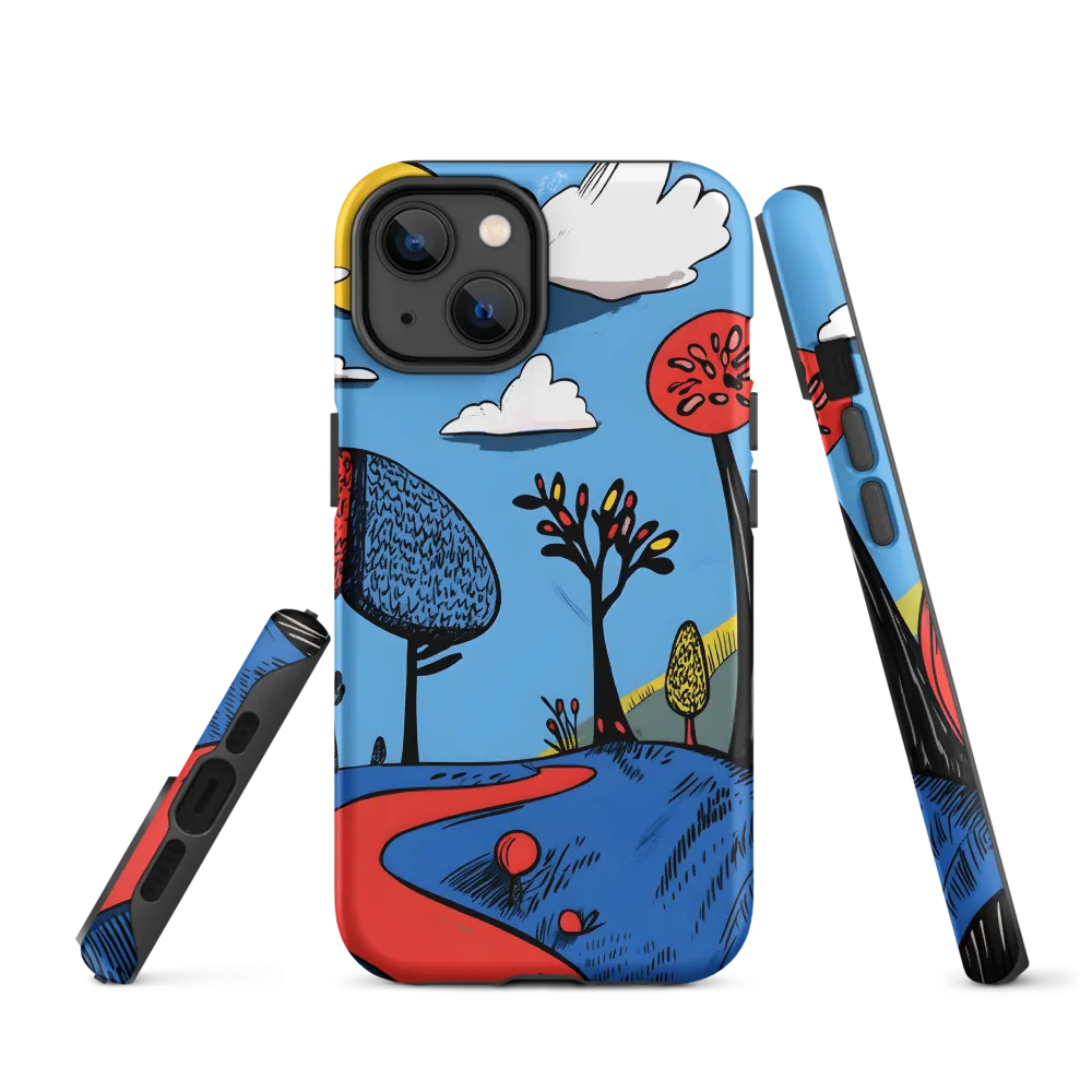 A Playful Journey Through Whimsical Woods | Phone Case |  14 | Tough Case | Matte
