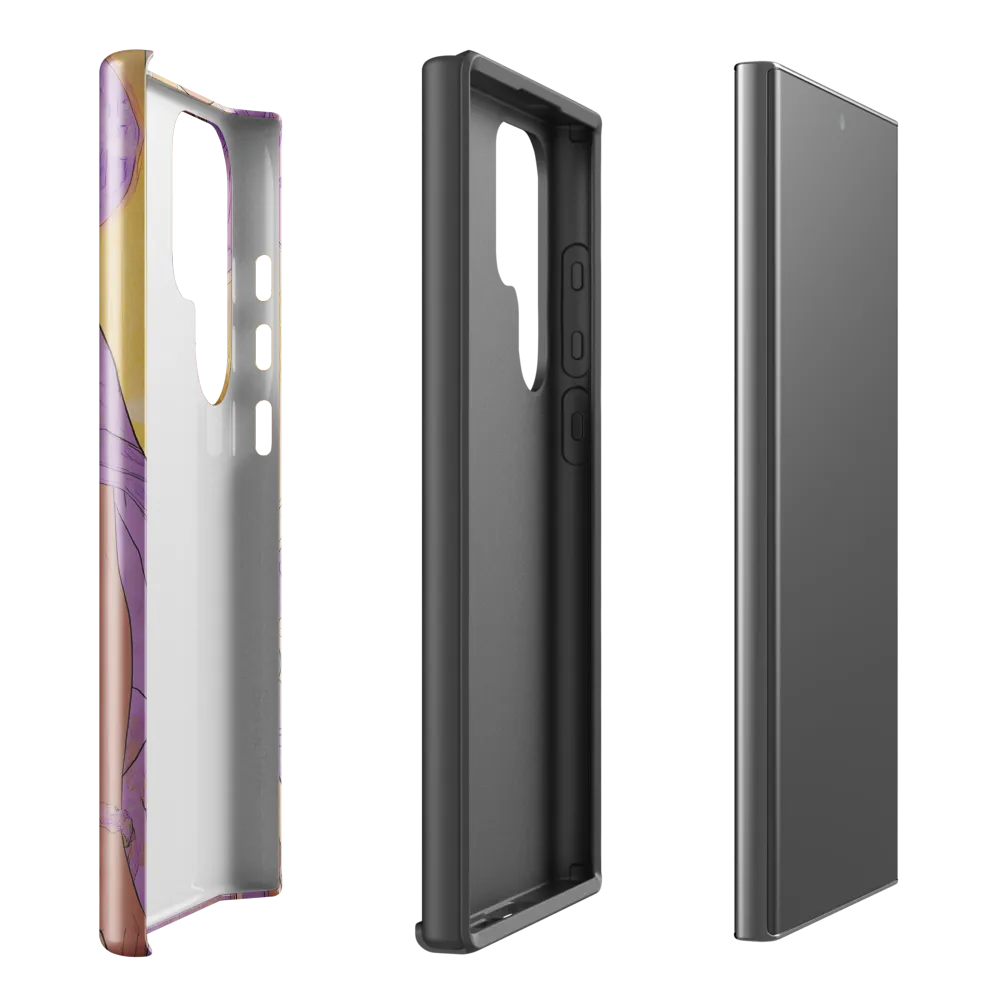 Elegance in Floral Harmony | Phone Case |  S23 Ultra | Tough Case | Glossy