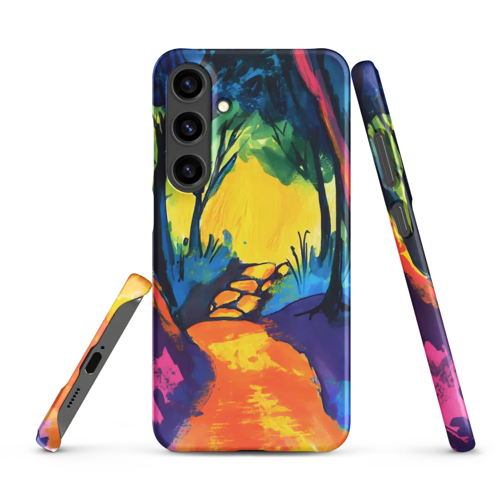 Path Through a Vibrant Forest