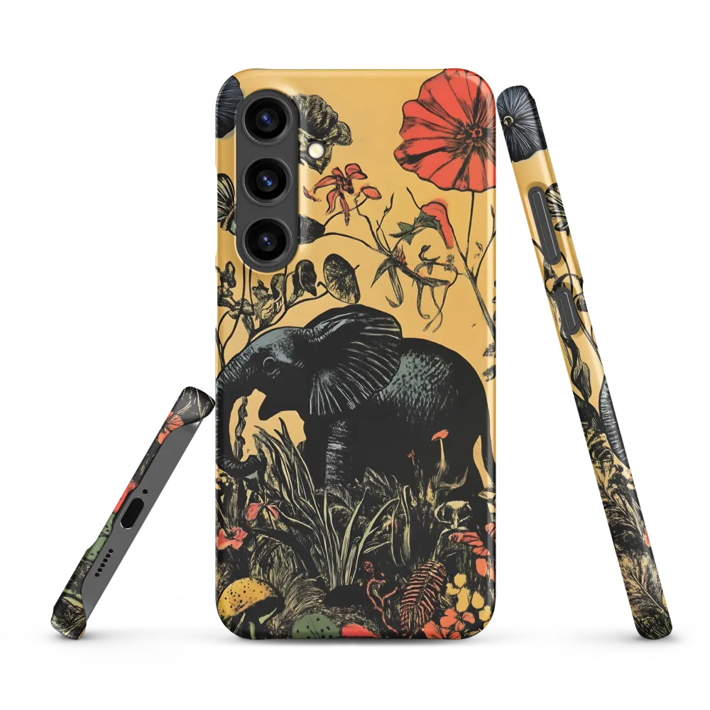 Floral Majesty: The Elephant's Sanctuary