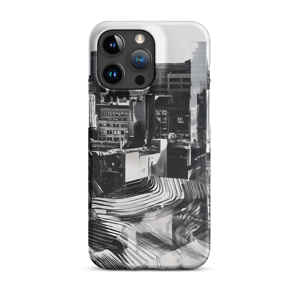 Urban Rhythm in Black and White | Phone Case |  15 Pro Max | Snap Case | Matte