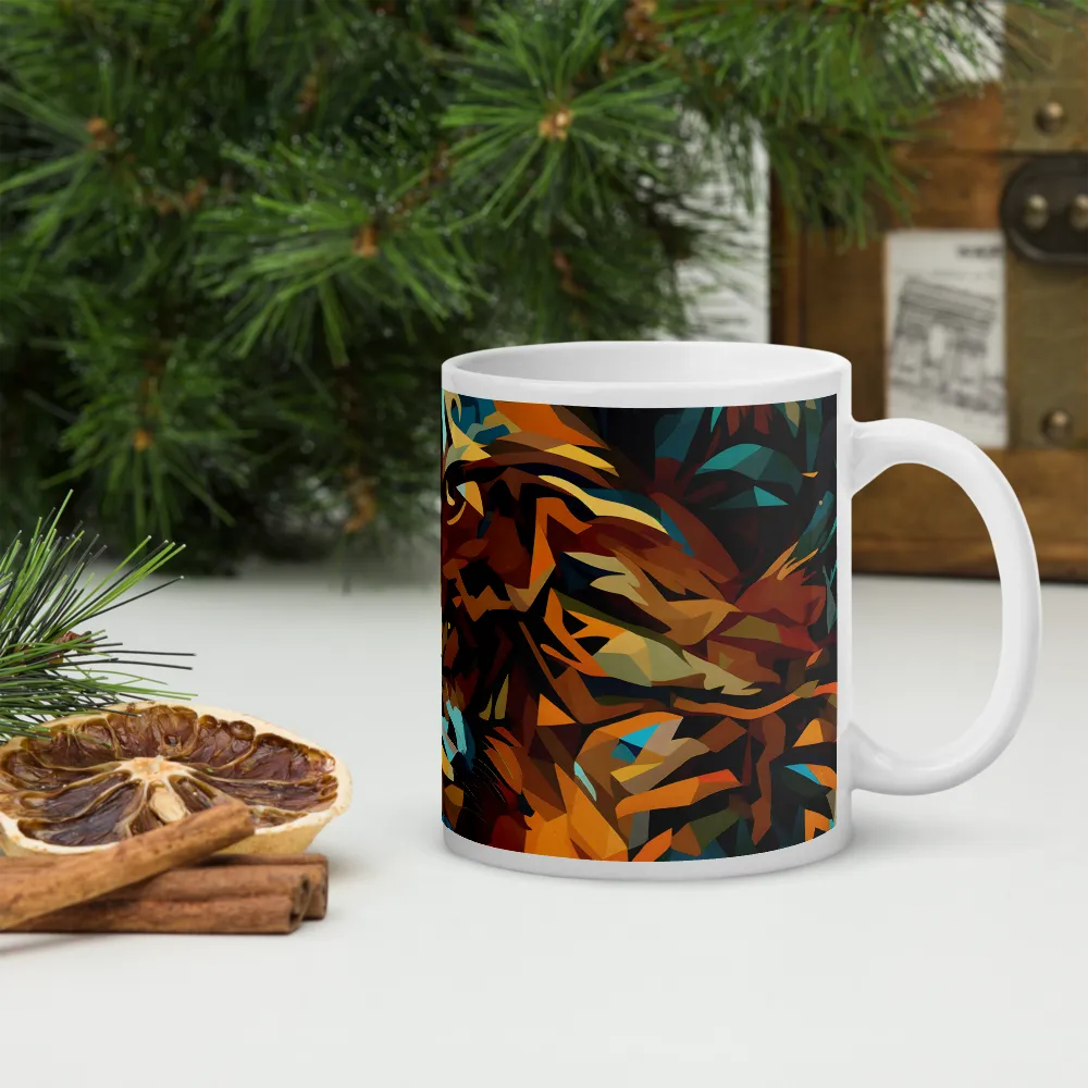 Wild Symphony: Abstract Tigers | Mugs | Multiple Sizes & Colors