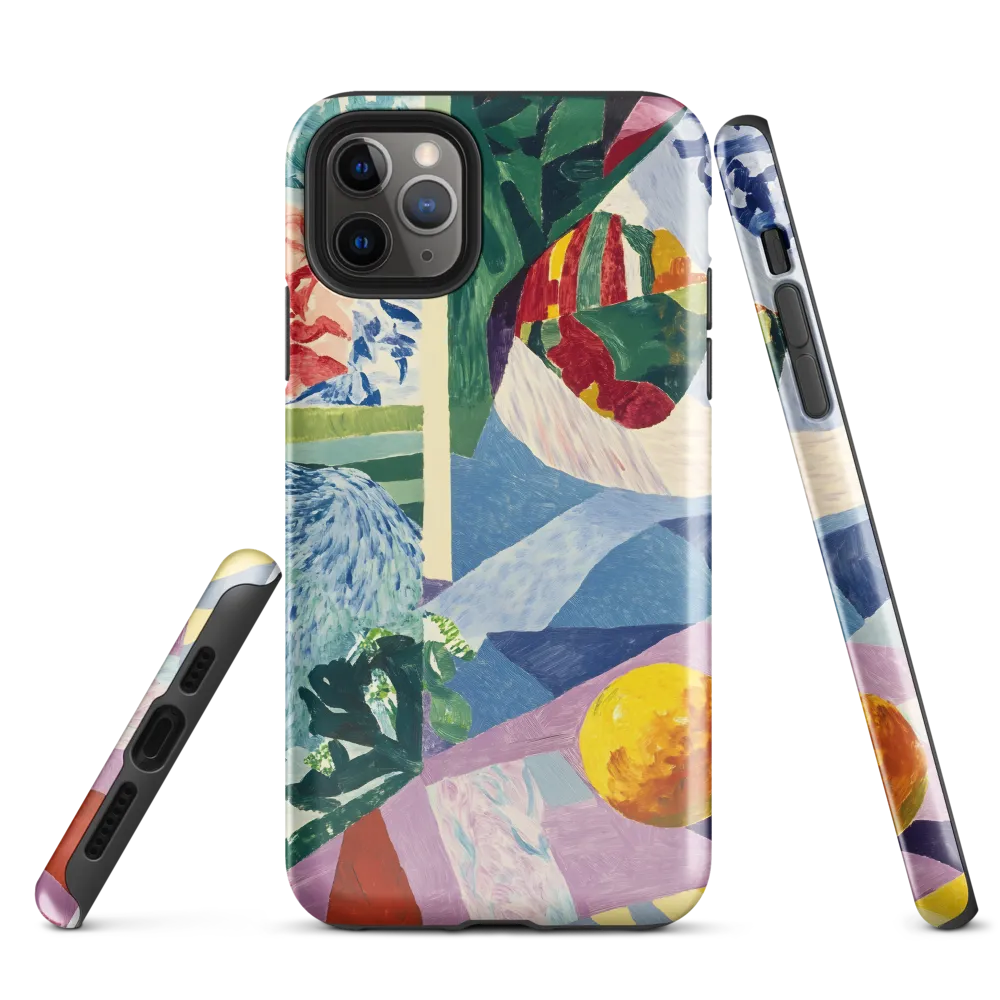 Playful Harmony in Color and Form | Phone Case |  11 Pro Max | Tough Case | Glossy