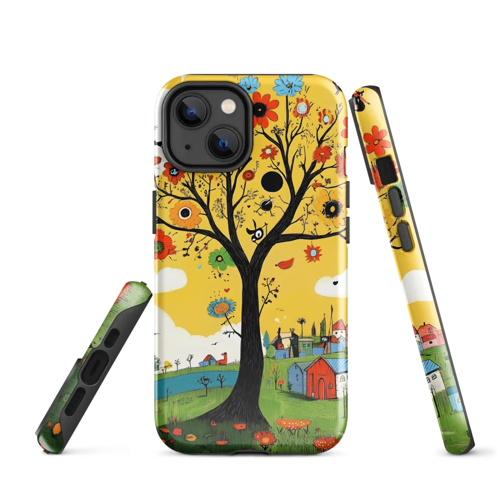 Whimsical Blooms of Life | Phone Case |  14 | Tough Case | Glossy