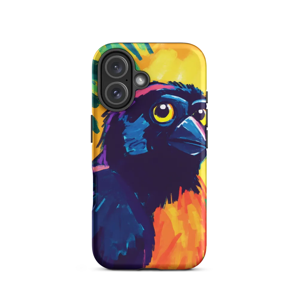 Vivid Avian Encounter | Phone Case