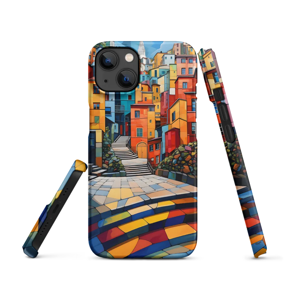 Vibrant Village: A Cubist Journey