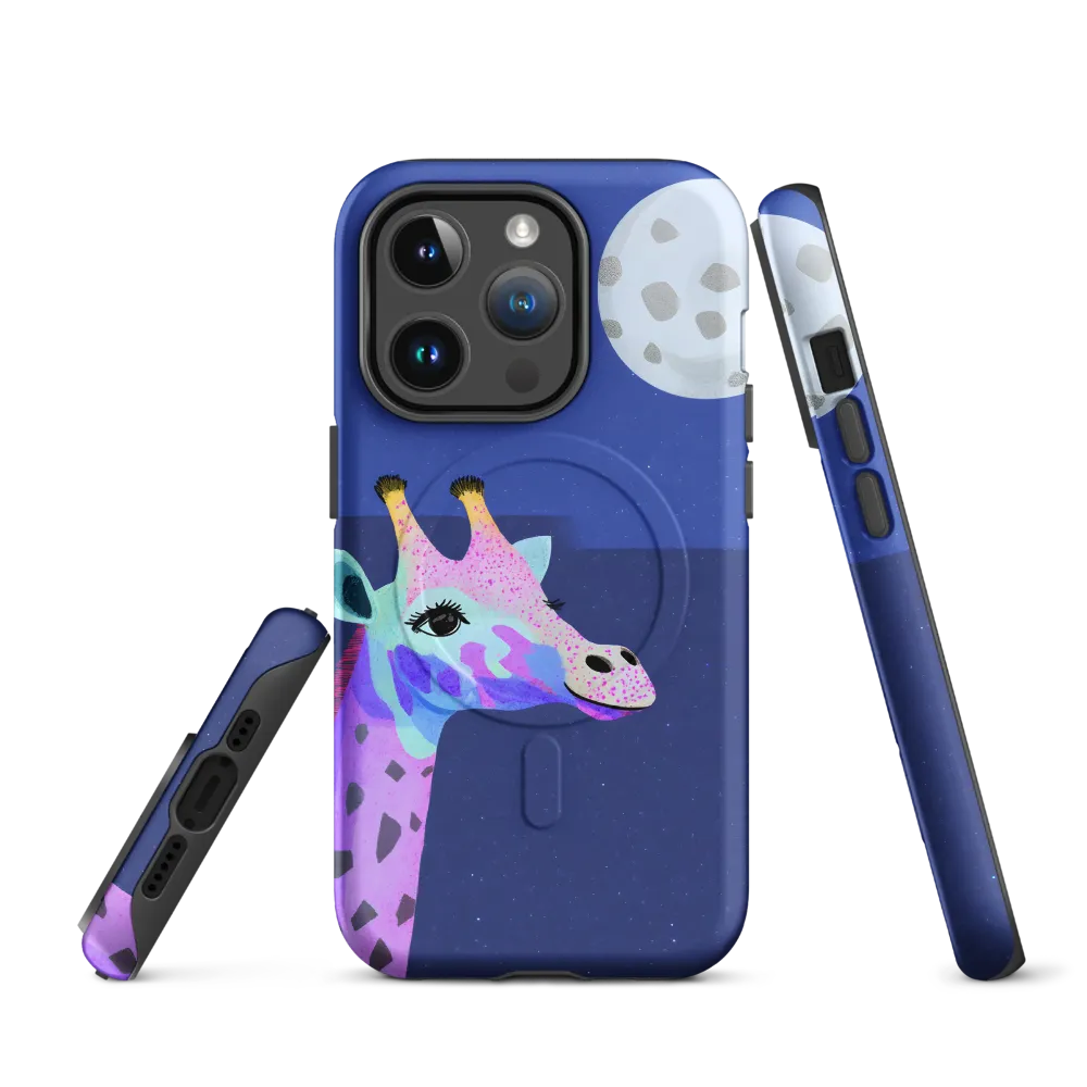 Whimsical Giraffe Under the Stars