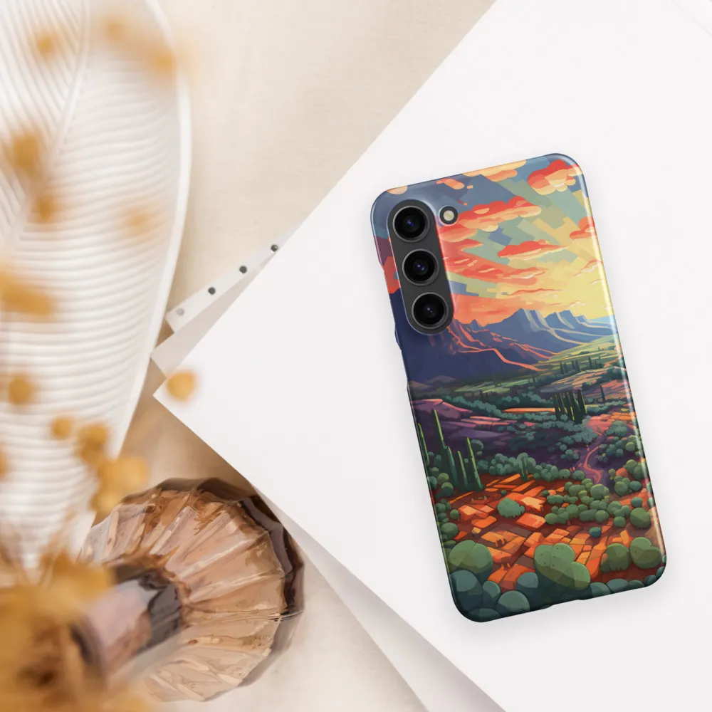 Desert Serenity at Dusk | Phone Case |  S23 Plus | Snap Case | Matte