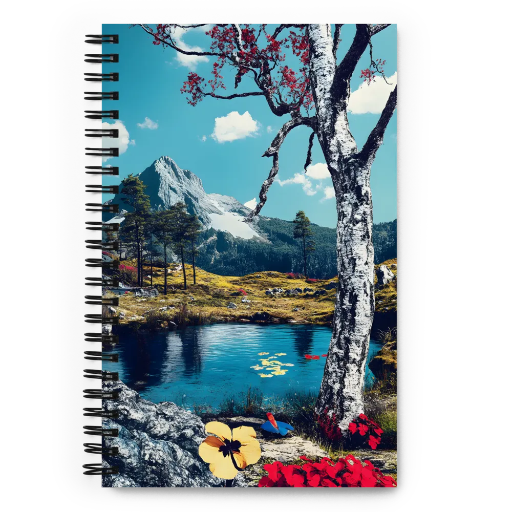 Serenity in Surreal Landscape | Spiral Notebook