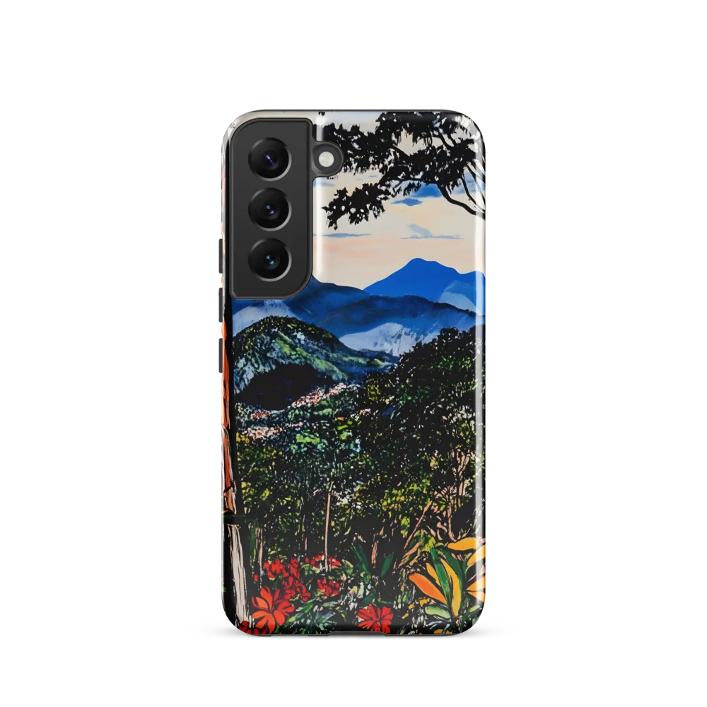 Nature's Vibrant Embrace | Phone Case |  S22 | Tough Case | Glossy