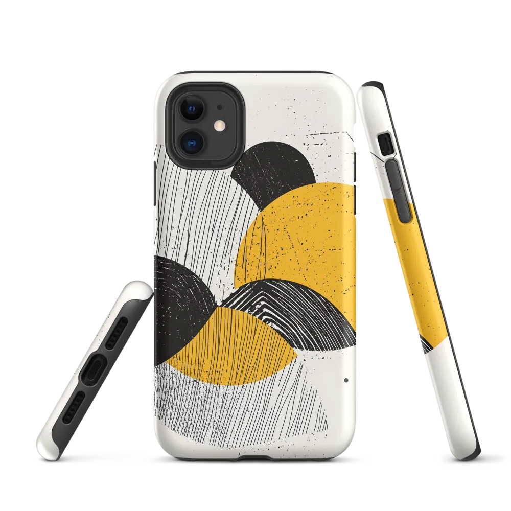 Dynamic Harmony in Black and Yellow