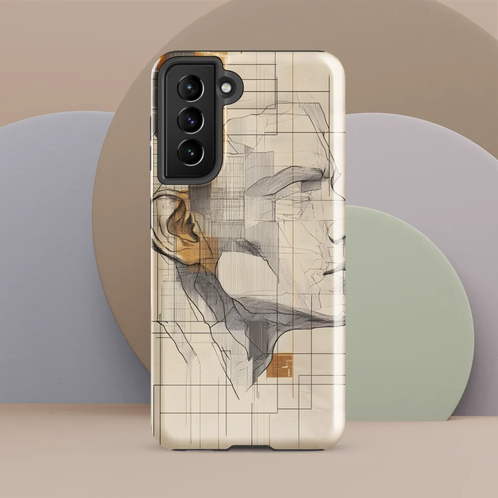 Geometric Reverie | Phone Case |  S21 FE | Tough Case | Glossy