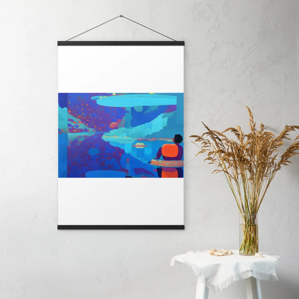 Reflections of Serenity | Poster With Black Wood Hanger | 24″×36″