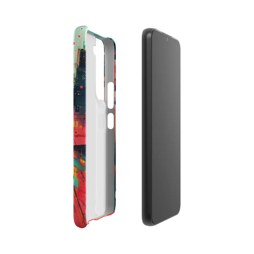 Vibrant City Life | Phone Case |  S22 | Snap Case | Matte