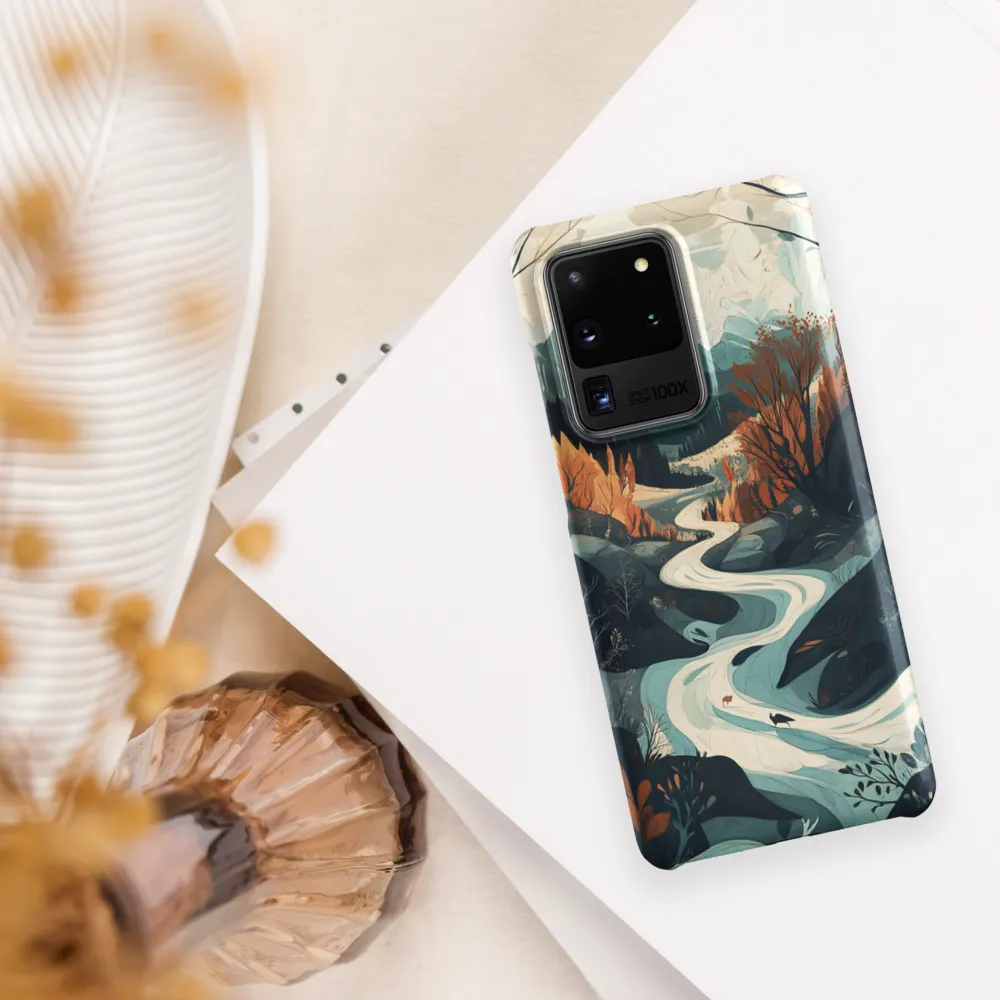 Winding Serenity: A Digital Landscape