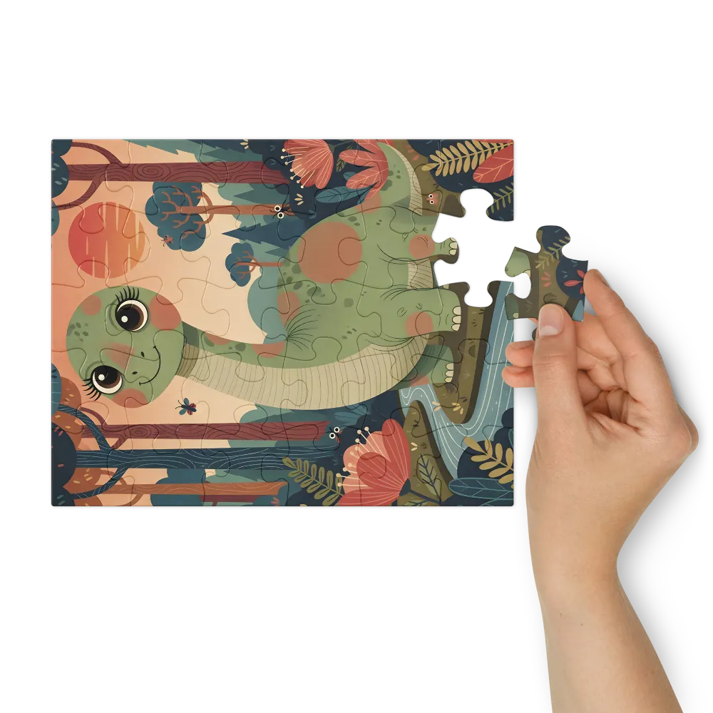 Forest Friend 
 Jigsaw Puzzle in Tin Box